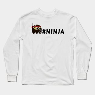 Pac-Man Ghost Ninja Long Sleeve T-Shirt